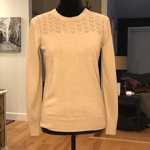 Banana republic tan sweater size s